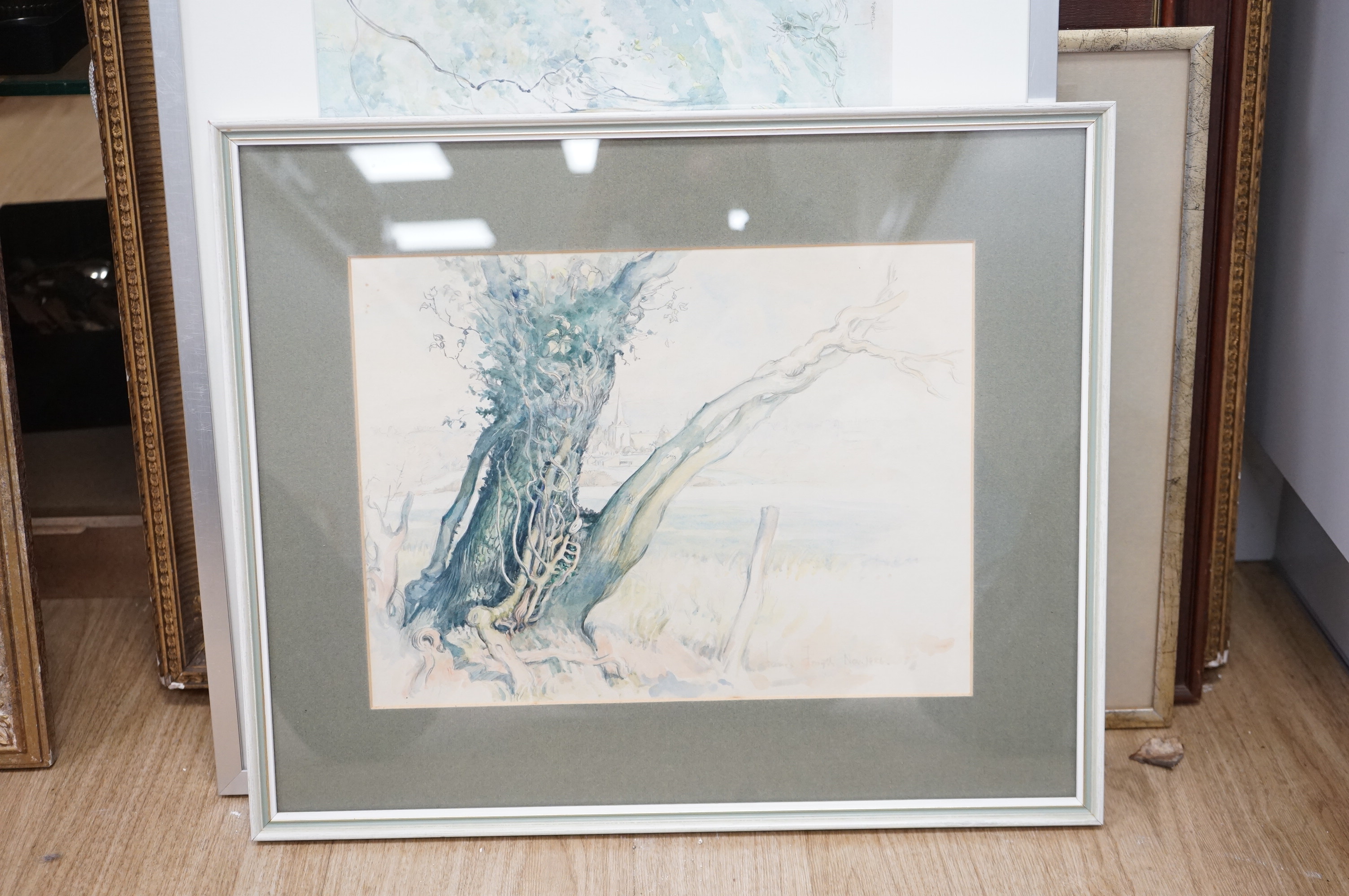 James Forsyth (20th. C), three watercolours, Landscapes, each signed, largest 32 x 45cm